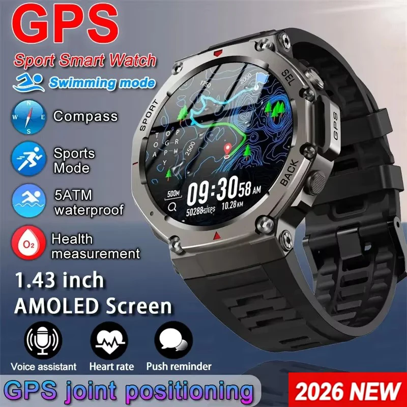 Japanese Active Lifestyle - Men's Smart Watch GPS AMOLED Touch