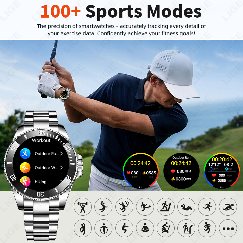 LIGE New Style Luxury Smart Wa - Japanese Active Lifestyle review and price