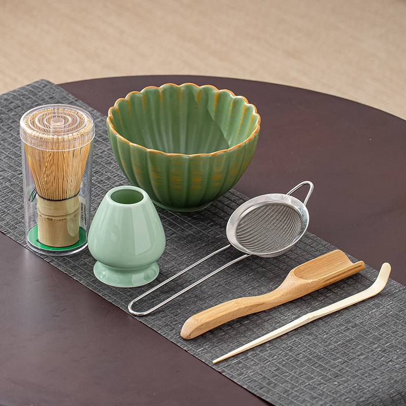 6pcs Set Japanese Matcha Whisk - Bamboo Whisk Chasen review and price