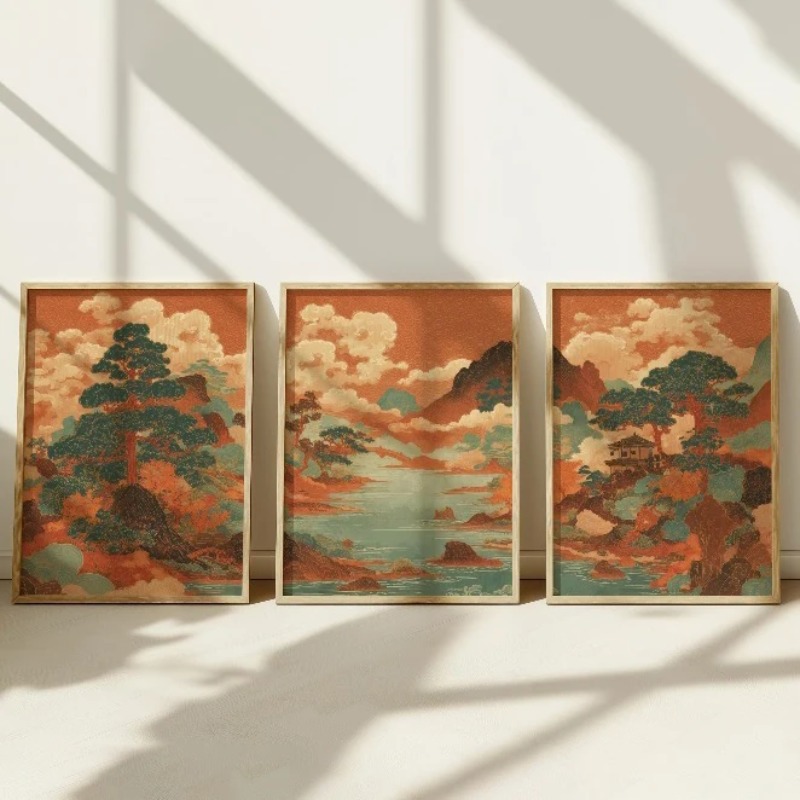 3Pcs Vintage Japanese Ukiyo-e  - Japanese Living Lifestyle review and price