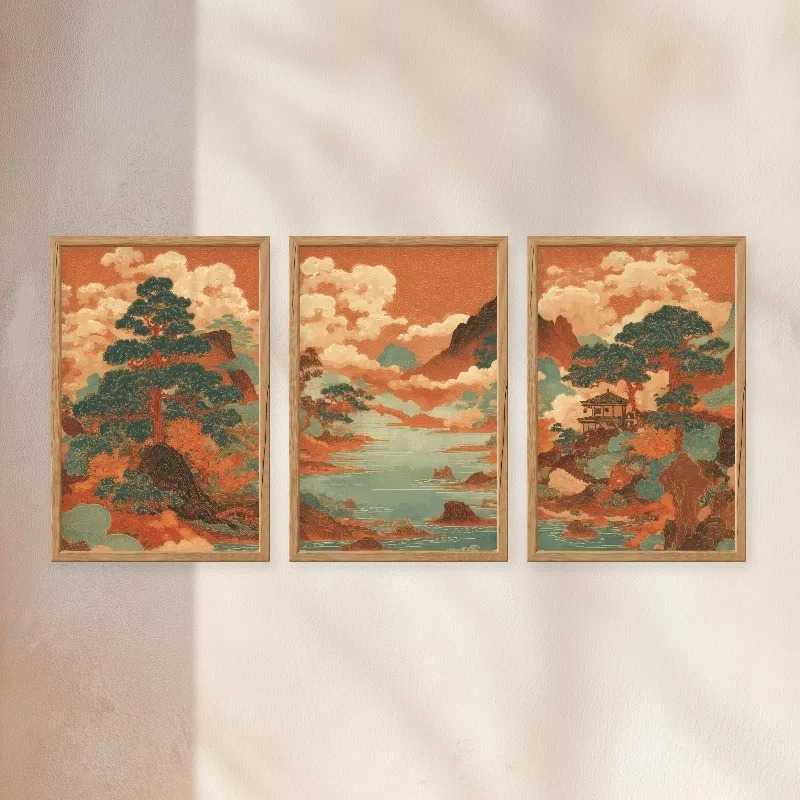 3Pcs Vintage Japanese Ukiyo-e  - Japanese Living Lifestyle review and price